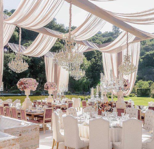 Luxury Wedding Decor florals seating