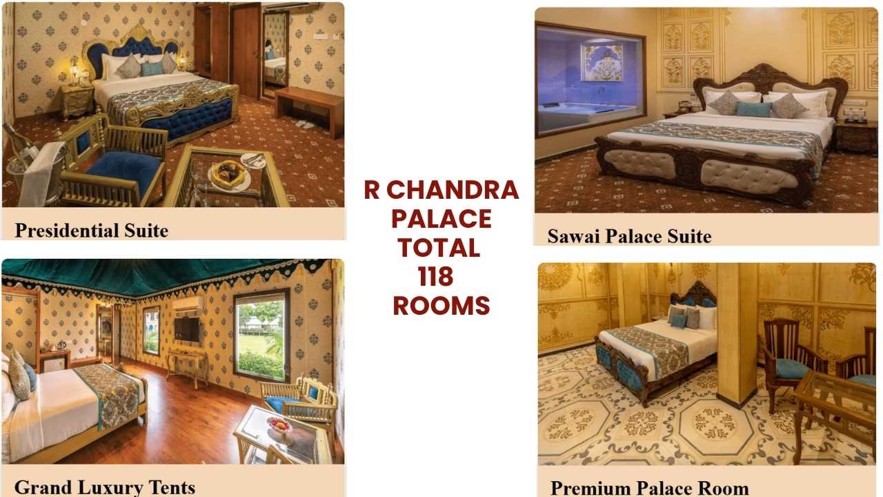 R Chandra Palace chomu jaipur rooms