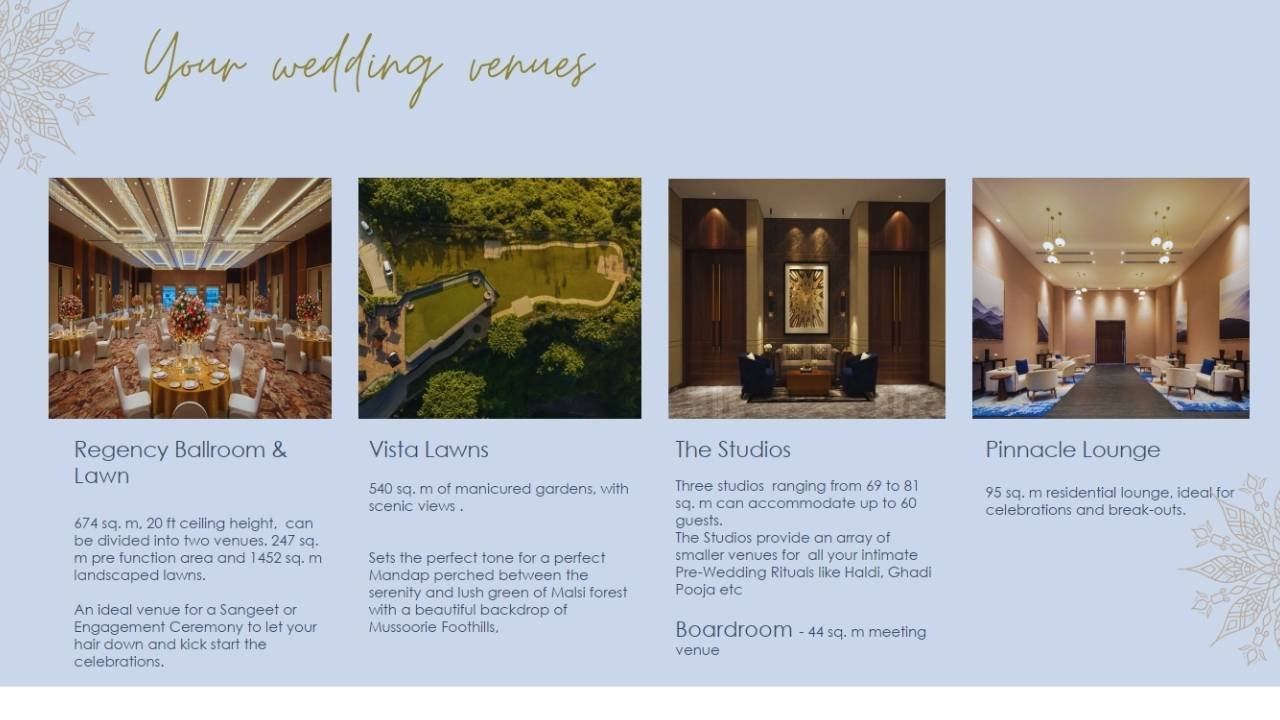 Hyatt Regency Dehradun wedding venues