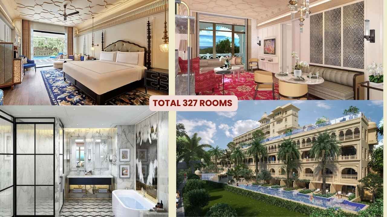 Fairmont Udaipur palace Total Rooms