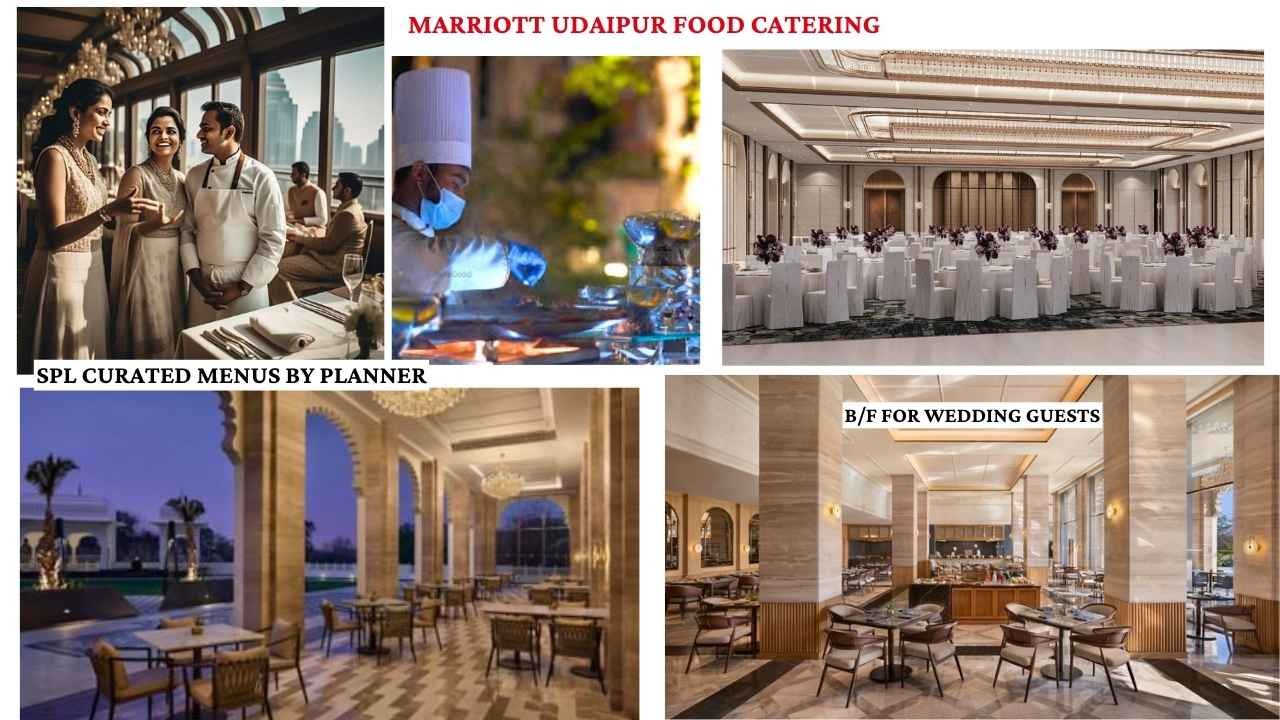 Marriott Udaipur buffet food catering
