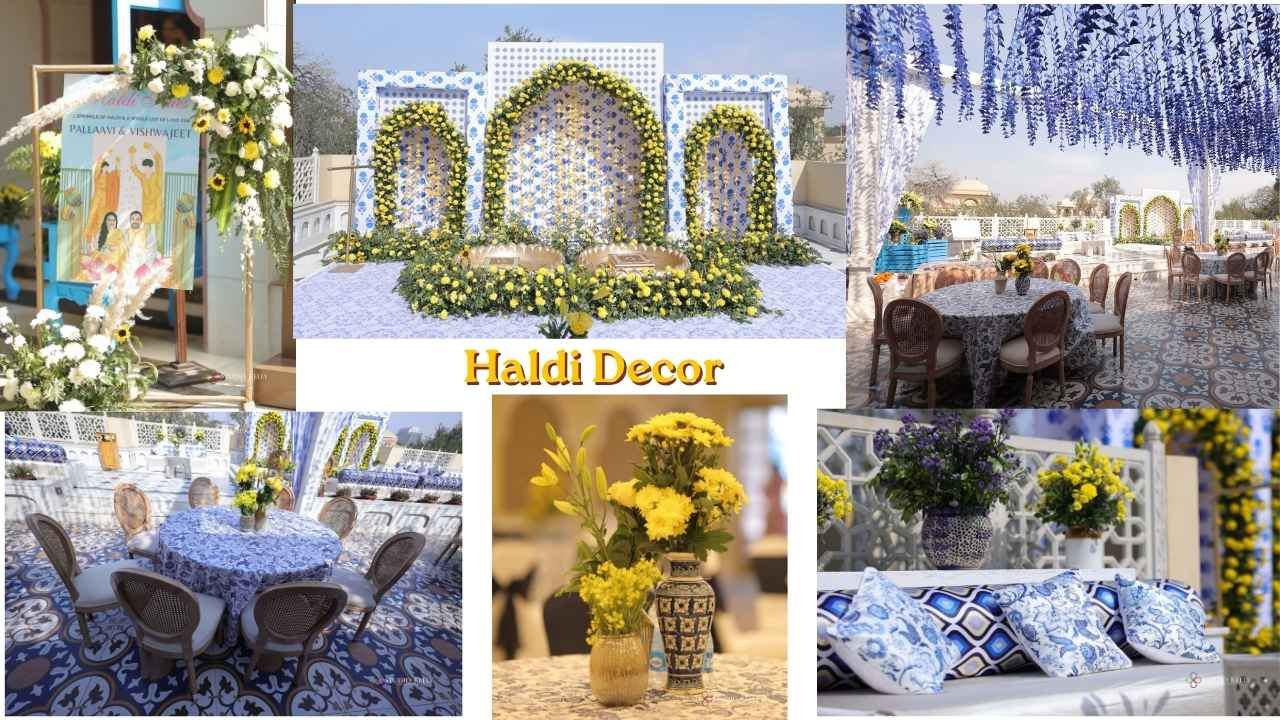Heritage Village Resort Manesar Haldi Decor Gurugram