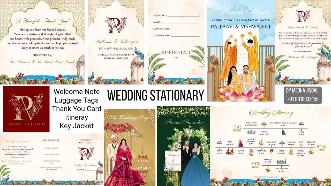 Wedding Stationary Heritage Village Manesar Wedding