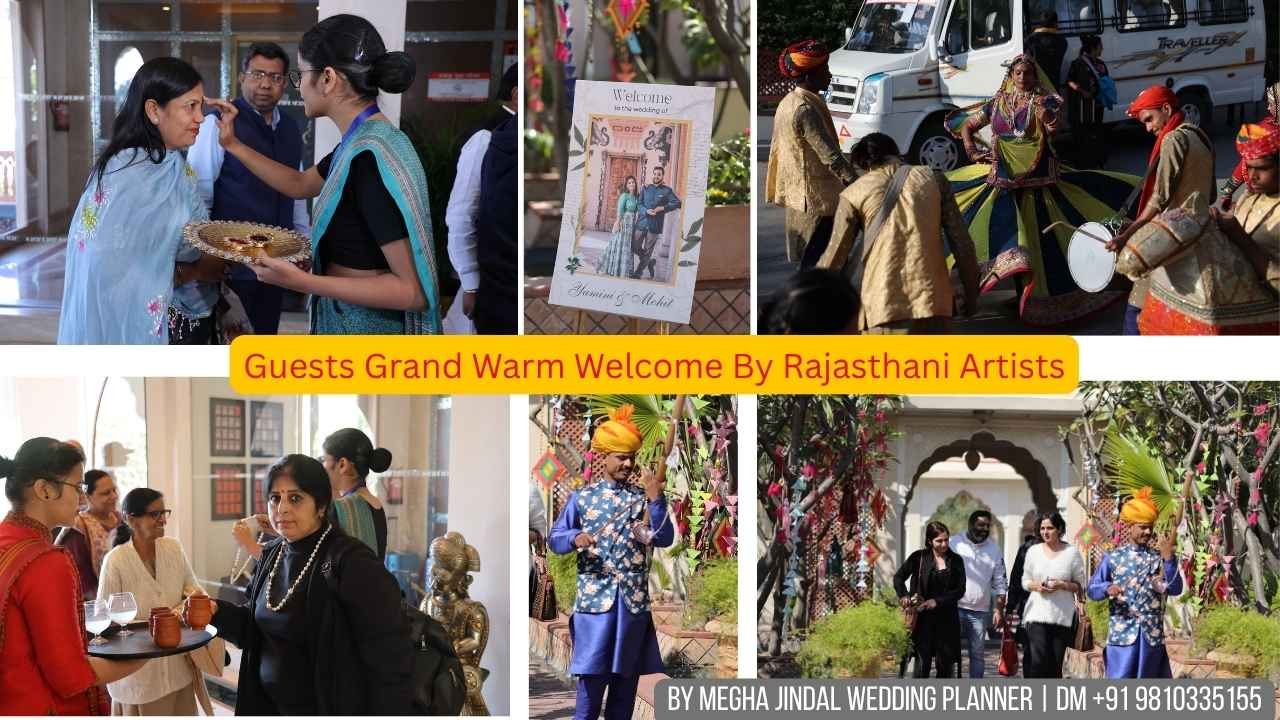 Guests Grand Welcome at Le meridien jaipur