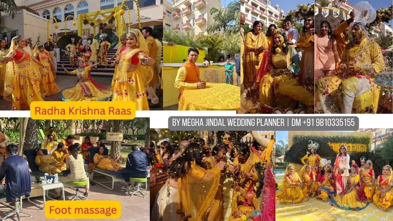 Haldi at le meridien Jaipur