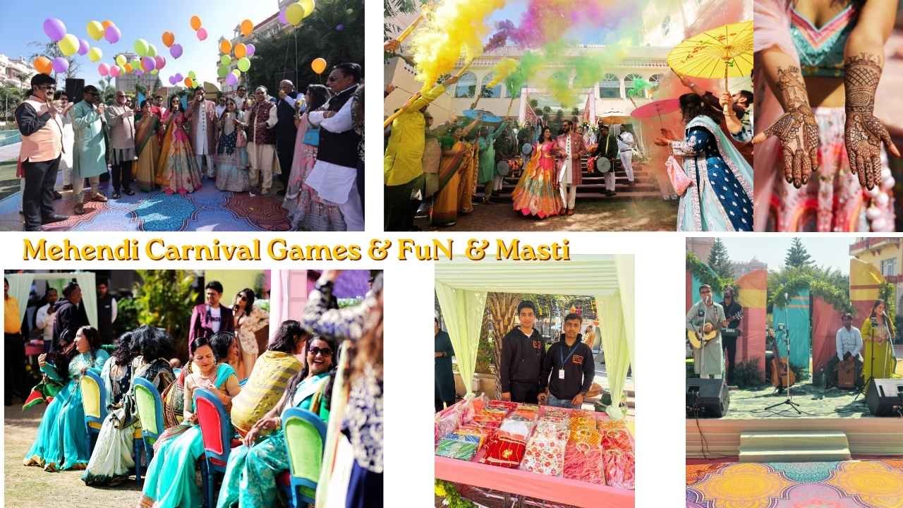 Jaipur Lemeridien Mehendi Carnival Games & FuN  & Masti