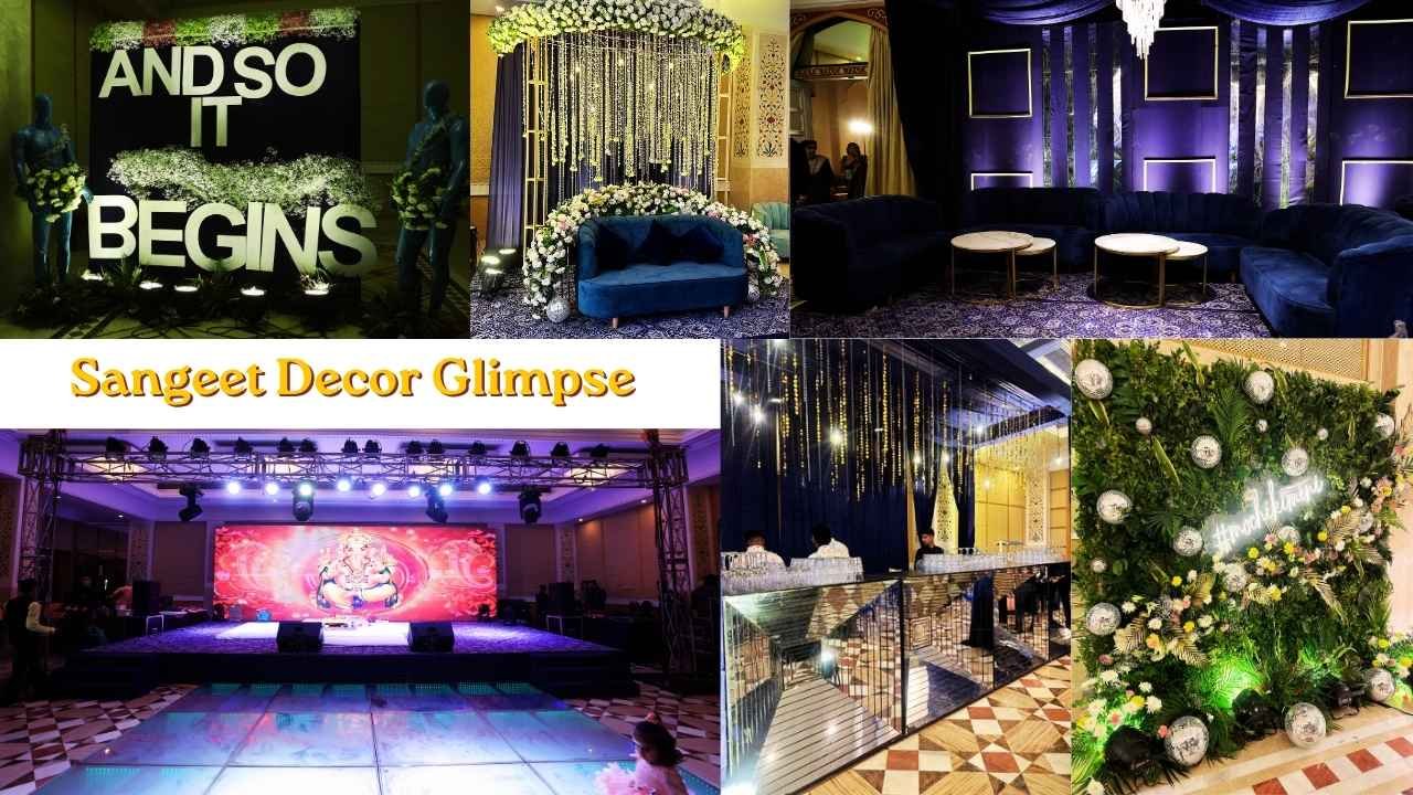 Le meridien jaipur sangeet decor